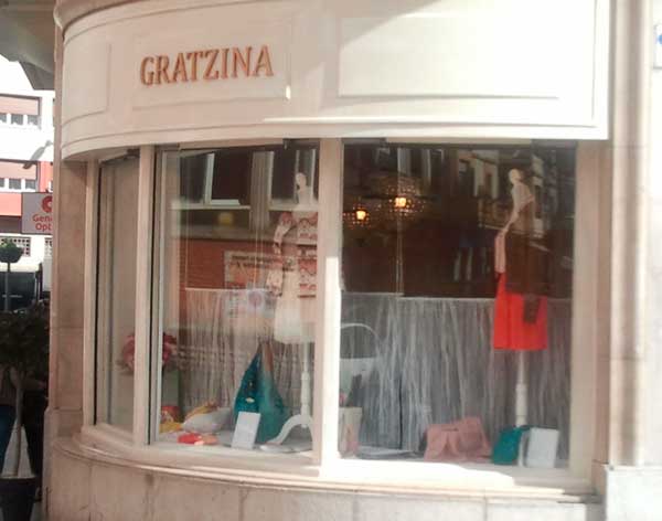 Reforma y decoración de la tienda Gratzina.