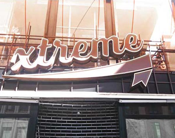 Reforma y decoración de la tienda Xtreme.
